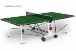 Теннисный стол для помещения Compact LX green усовершенствованная модель стола 6042-3 s-dostavka - магазин СпортДоставка. Спортивные товары интернет магазин в Челябинске 