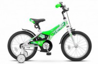 Детский велосипед Stels Jet 16" Z010 зеленый белый - магазин СпортДоставка. Спортивные товары интернет магазин в Челябинске 