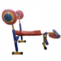 Силовой тренажер детский скамья для жима DFC VT-2400 для детей дошкольного возраста s-dostavka - магазин СпортДоставка. Спортивные товары интернет магазин в Челябинске 
