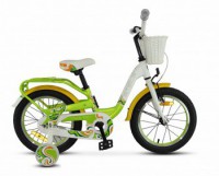 Детский велосипед Stels Pilot-190 16" V030 Зелёный жёлтый белый - магазин СпортДоставка. Спортивные товары интернет магазин в Челябинске 